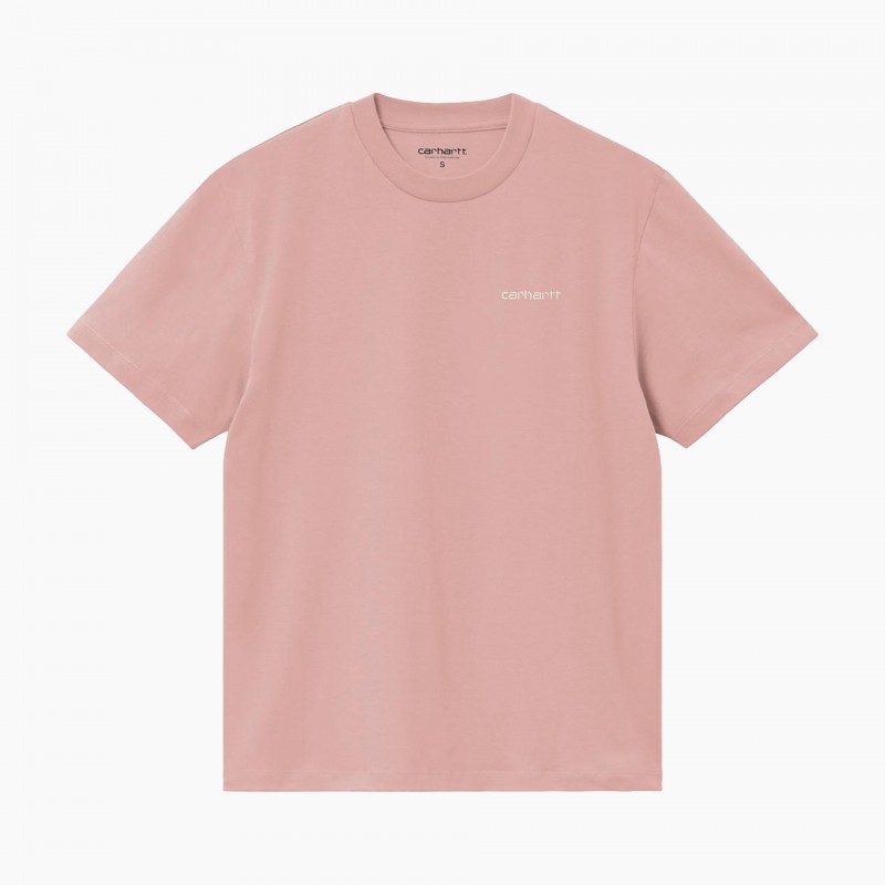 Carhartt WIP W' S/S Script Embroidery - I032293 3O7 XX - Fuxia, Urban Tribes United