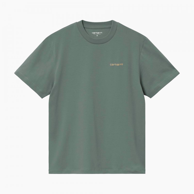 Carhartt WIP W' S/S Script Embroidery - I032293 3O8 XX - Fuxia, Urban Tribes United