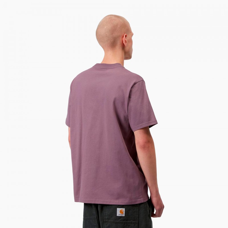 Carhartt WIP S/S University Script - I036110 3BS XX - Fuxia, Urban Tribes United