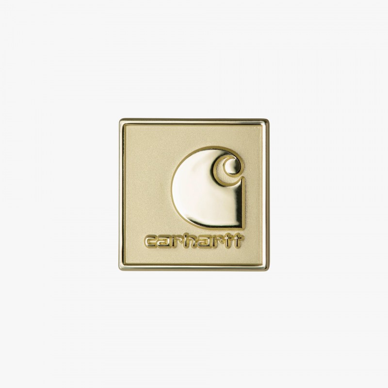 Carhartt Square Label Pin Zinc Alloy - I036602 3K XX - Fuxia, Urban Tribes United