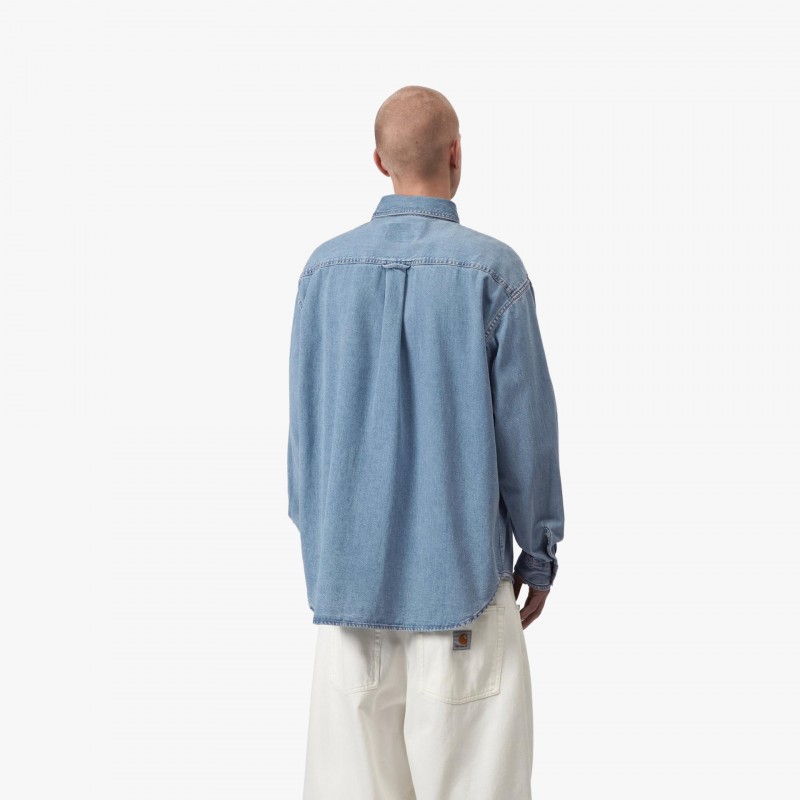 Carhartt WIP L/S Lucas - I034525 01 35 - Fuxia, Urban Tribes United