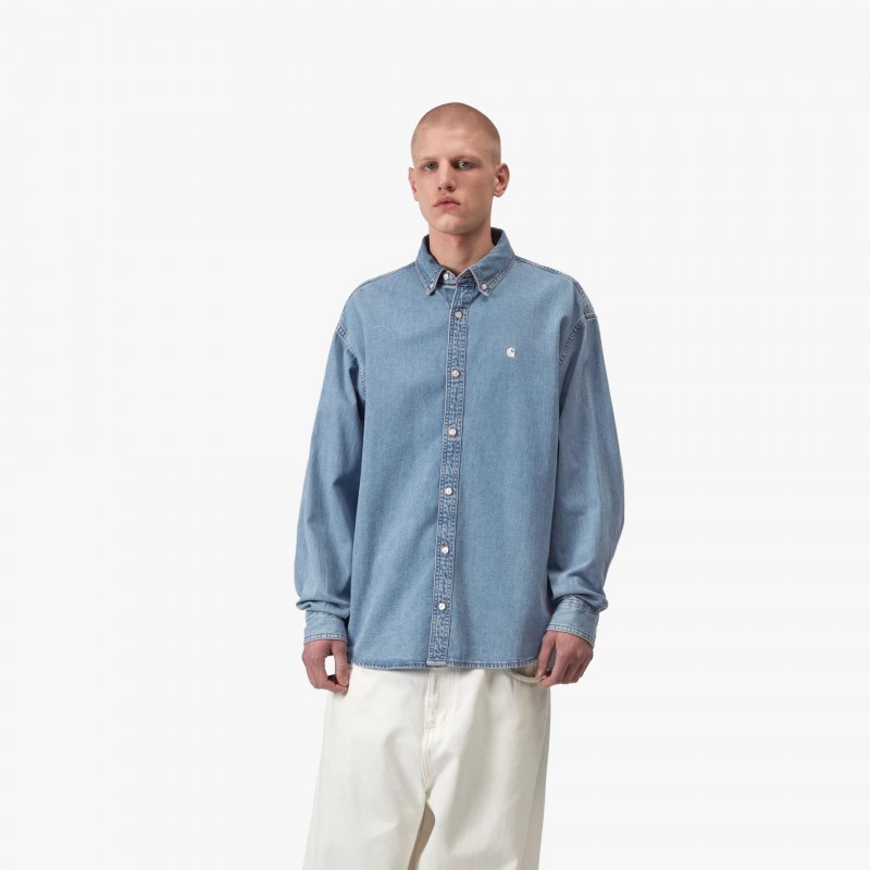 Carhartt WIP L/S Lucas - I034525 01 35 - Fuxia, Urban Tribes United