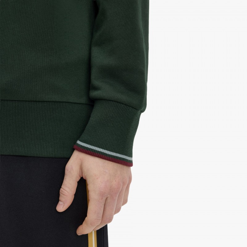 Fred Perry Half Zip - M3574 85A - Fuxia, Urban Tribes United