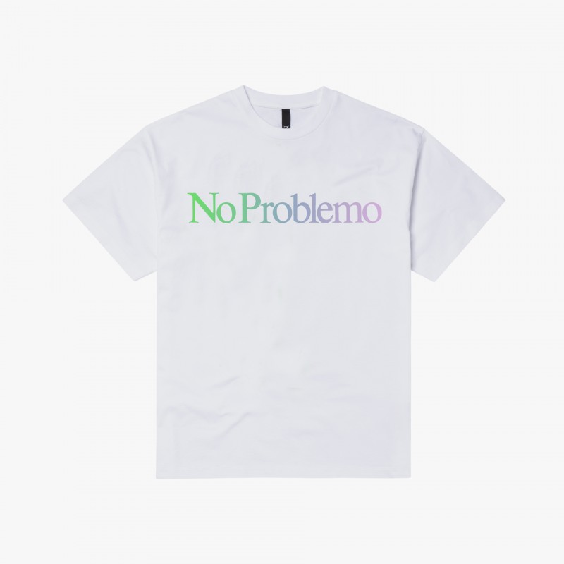 No Problemo Gradient SS - NP6001805 WHT - Fuxia, Urban Tribes United