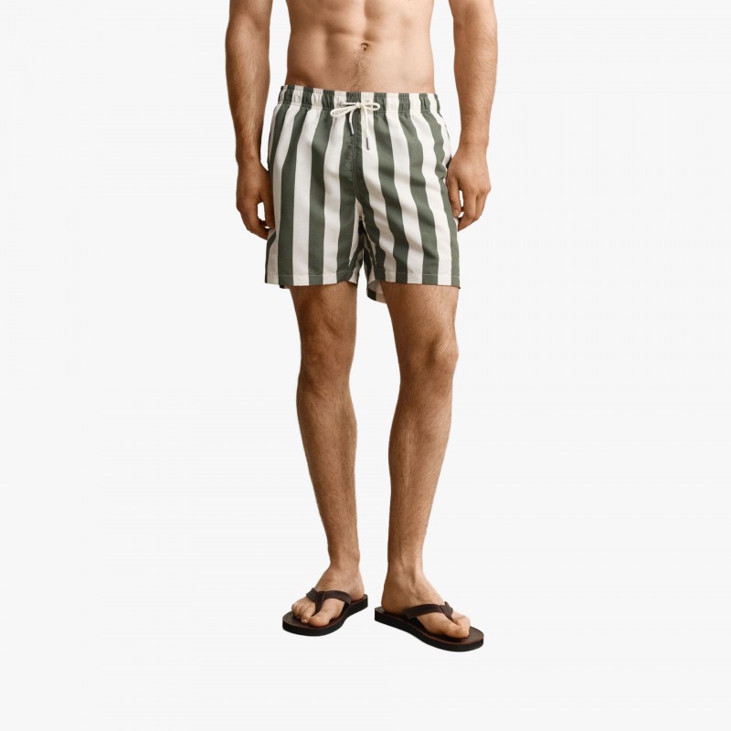 Gant BLOCK STRIPED SWIM - 922616005 379 - Fuxia, Urban Tribes United