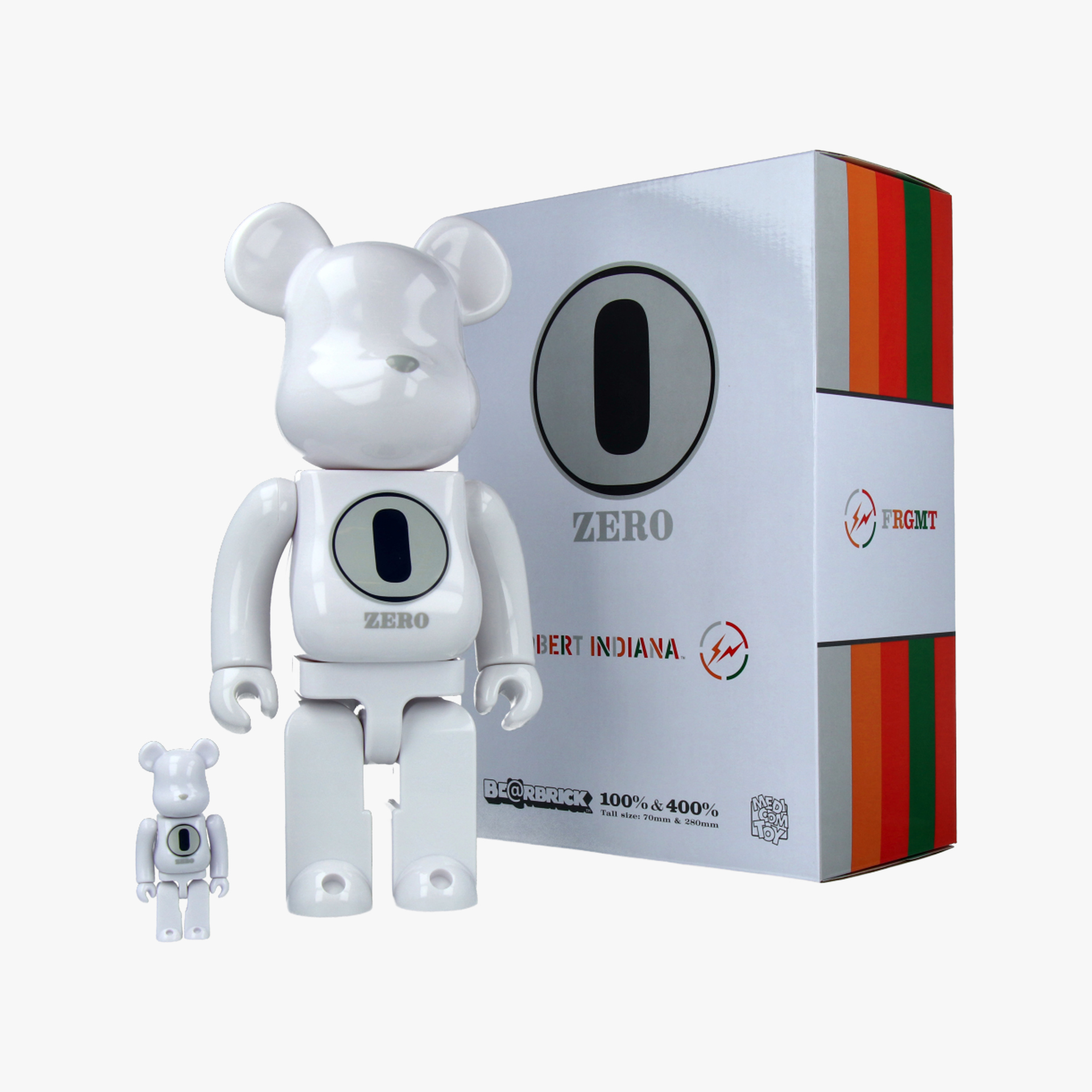 Medicom Toy 100% + 400% Robert Indiana x Fragment Design