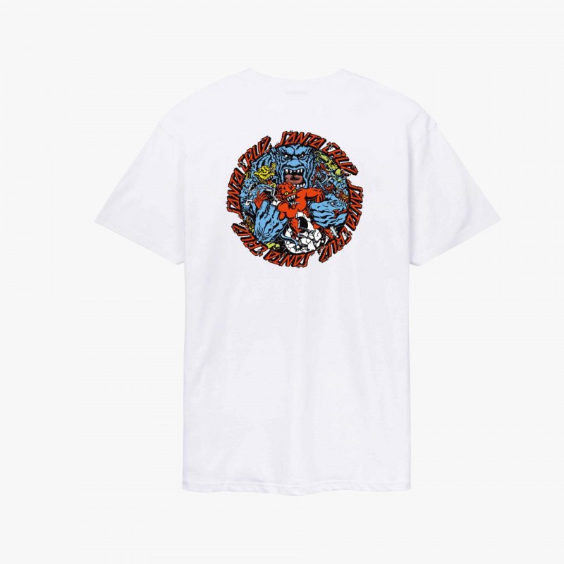 Santa Cruz Roskopp Monster Strip - SCA TEE 13299 - Fuxia, Urban Tribes United