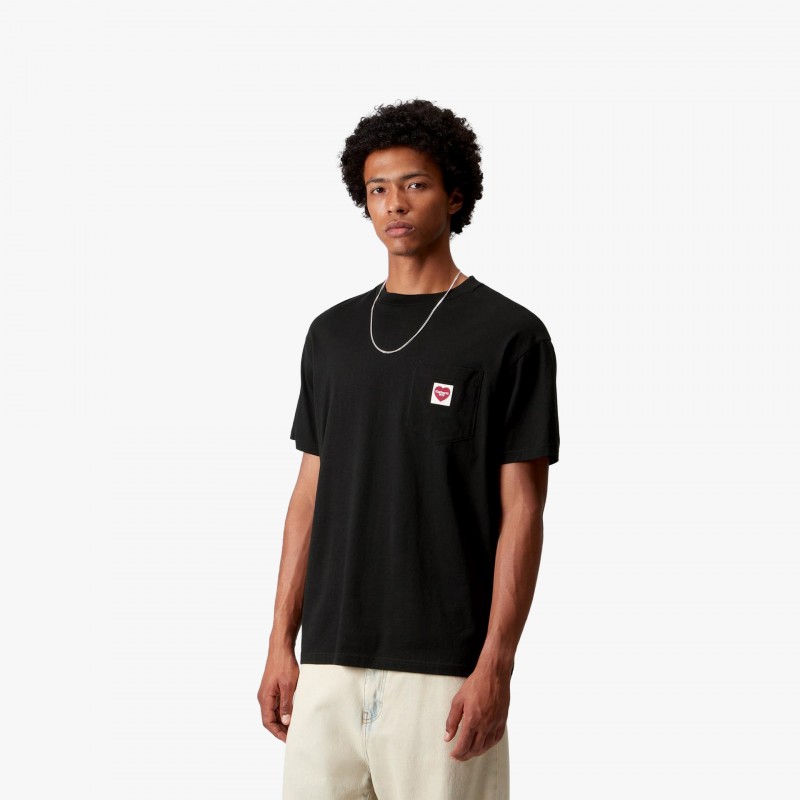Carhartt WIP S/S Pocket Heart Carhartt WIP S/S Pocket Heart - I032128 1V2 XX - Fuxia, Urban Tribes United