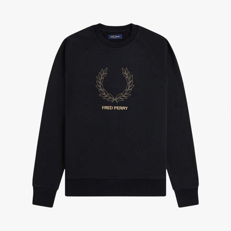Fred Perry Outline Laurel Wreath Fred Perry Outline Laurel Wreath - M1769 102 - Fuxia, Urban Tribes United