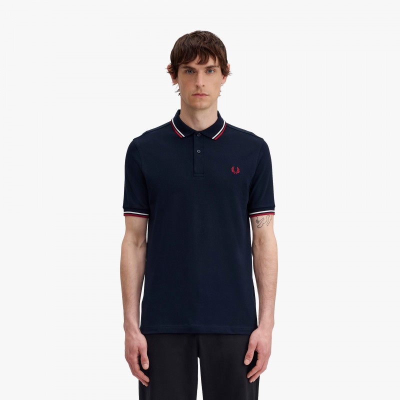 Fred Perry Slim Fit Twin Fred Perry Slim Fit Twin - M3600 T55 - Fuxia, Urban Tribes United