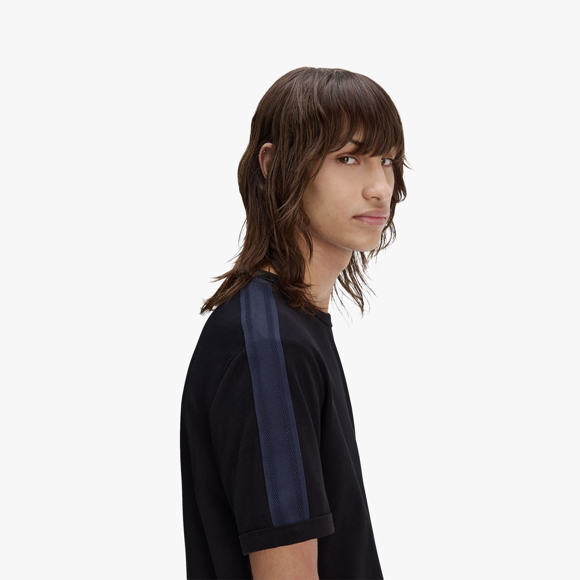 Fred Perry Mesh Taped Ringer