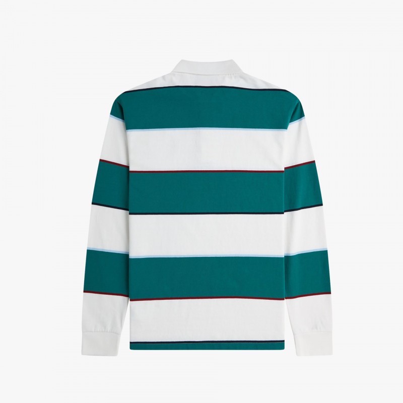 Fred Perry Heavyweight Jersey Striped Fred Perry Heavyweight Jersey Striped - M1728 129 - Fuxia, Urban Tribes United