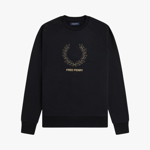 Fred Perry Outline Laurel Wreath