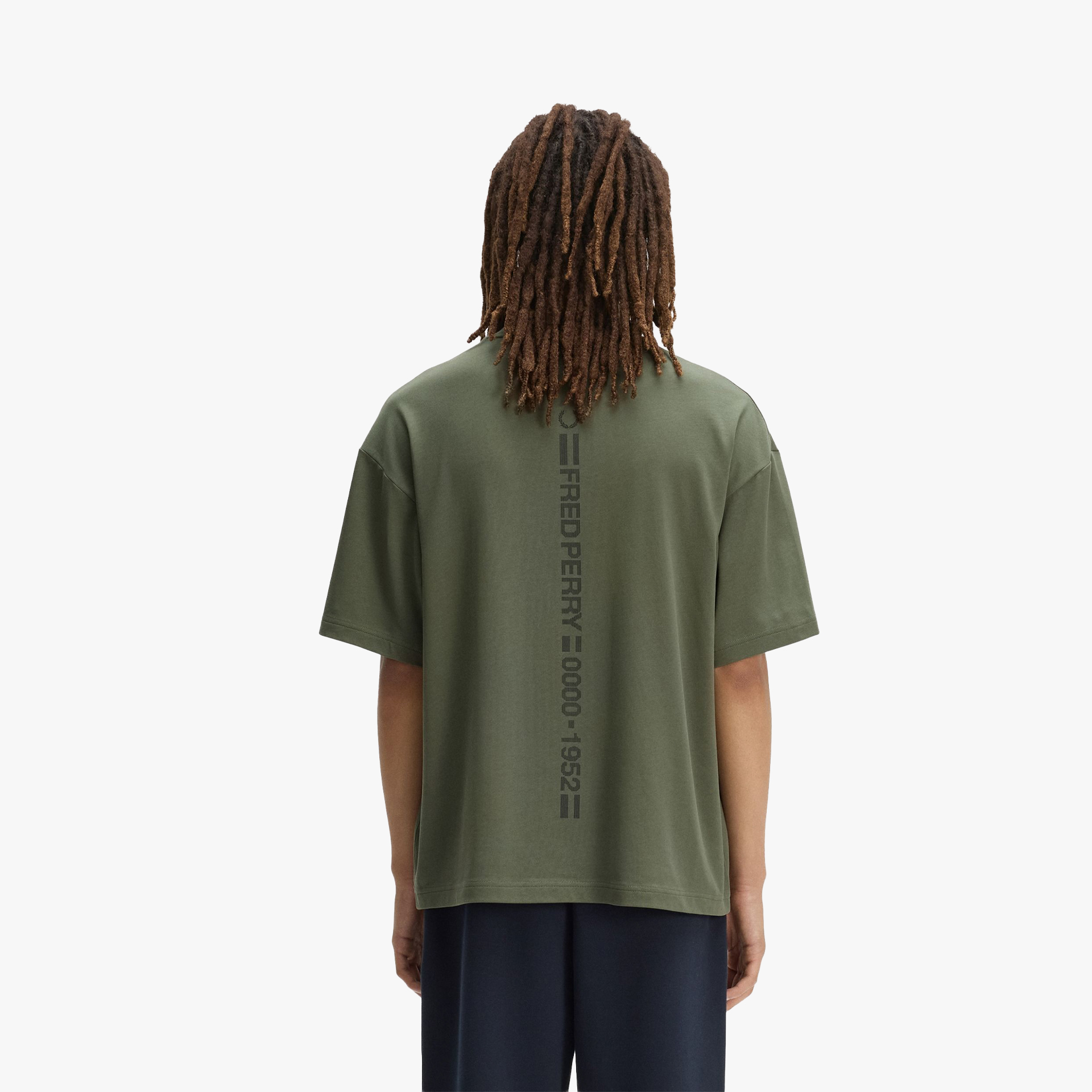 Fred Perry Glitch Graphic
