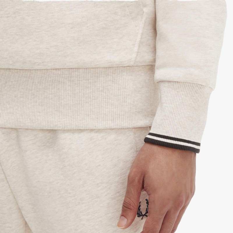 Fred Perry Tipped Hooded - M2643 W50 - Fuxia, Urban Tribes United