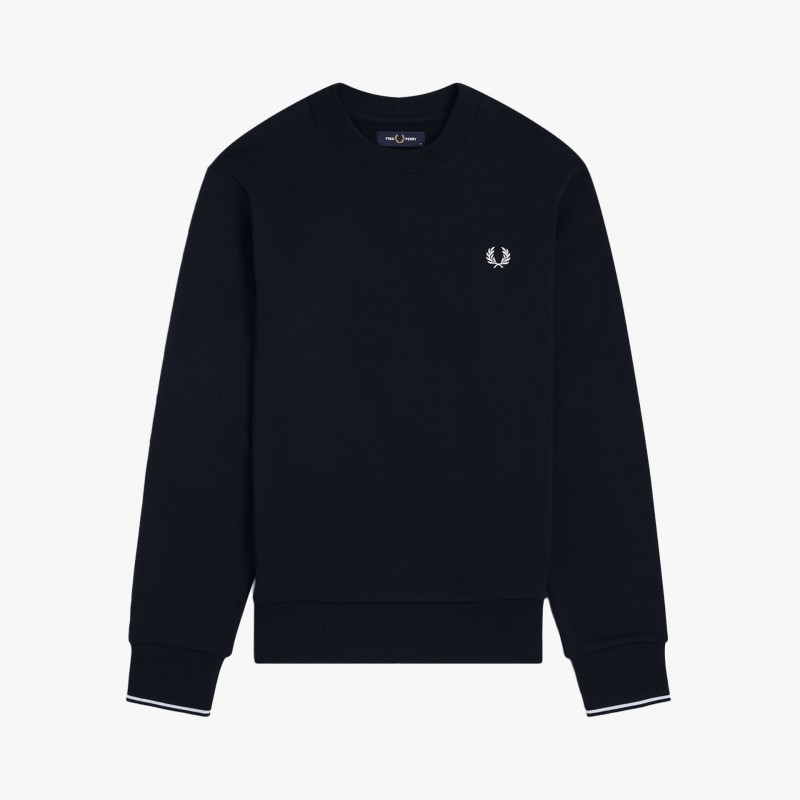 Fred Perry Crew Neck - M7535 248 - Fuxia, Urban Tribes United