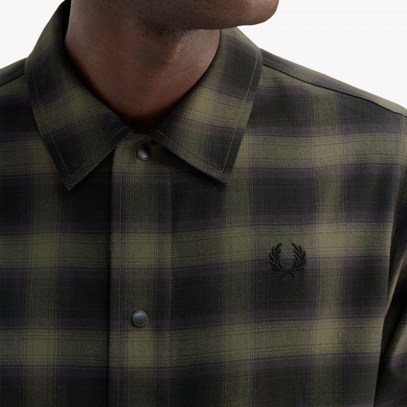 Fred Perry Blurred Tartan Fred Perry Blurred Tartan - M8718 X21 - Fuxia, Urban Tribes United