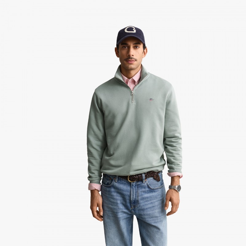 Gant Reg Shield Half Zip Gant Reg Shield Half Zip - 2008005 10 - Fuxia, Urban Tribes United