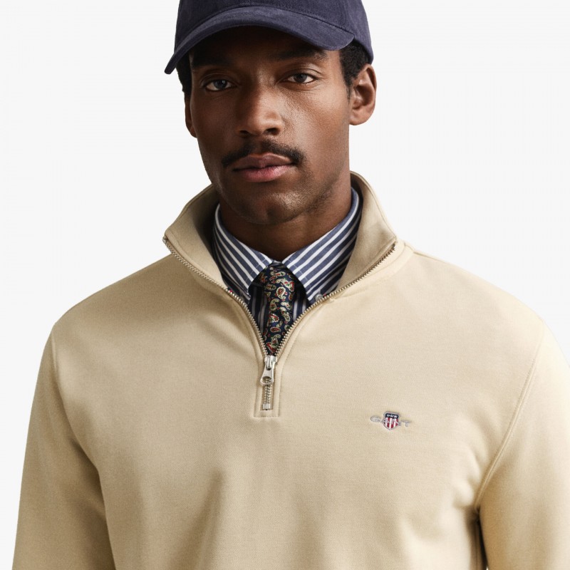 Gant Reg Shield Half Zip Gant Reg Shield Half Zip - 2008005 200 - Fuxia, Urban Tribes United