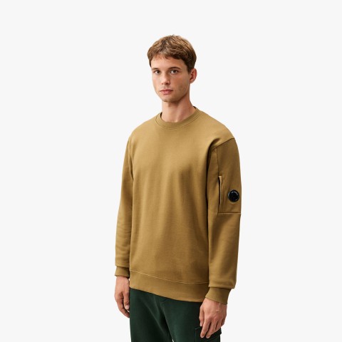 C.P. Company Crew Diagonal Raised Fleece