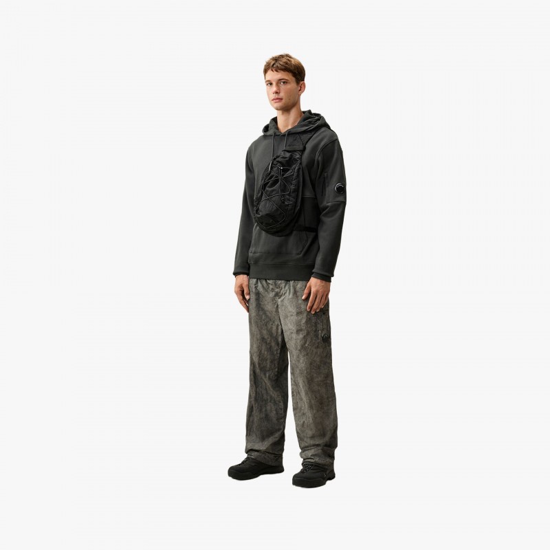 C.P. Company Hoodie Diagonal Raised Fleece C.P. Company Hoodie Diagonal Raised Fleece - 21CMSS714A 005086W 985 - Fuxia, Urban Tribes United