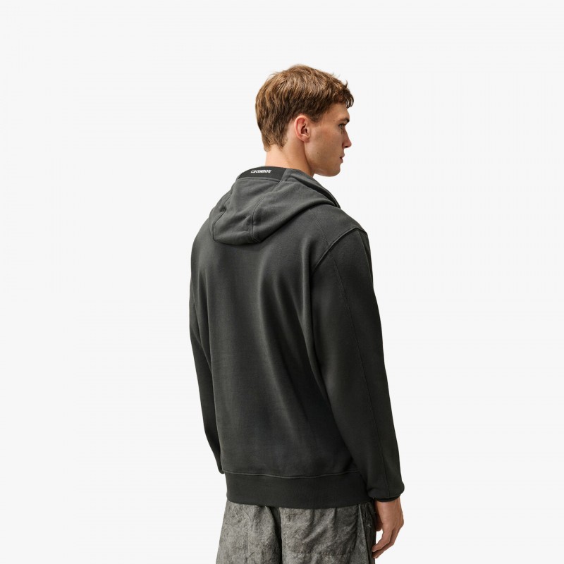 C.P. Company Hoodie Diagonal Raised Fleece C.P. Company Hoodie Diagonal Raised Fleece - 21CMSS714A 005086W 985 - Fuxia, Urban Tribes United