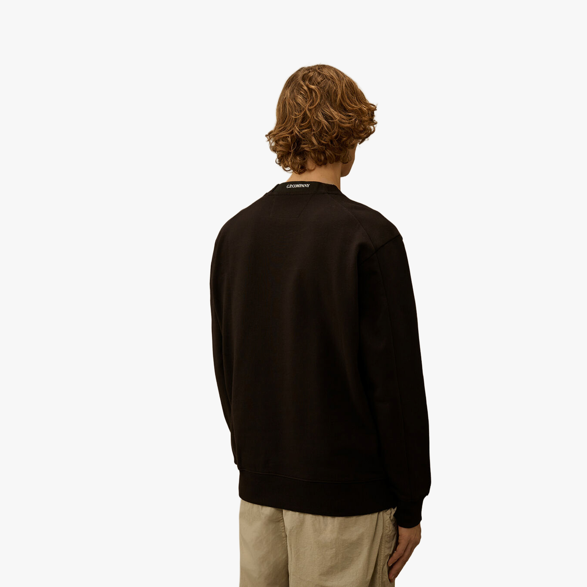C.P. Company Crew Diagonal Raised Fleece