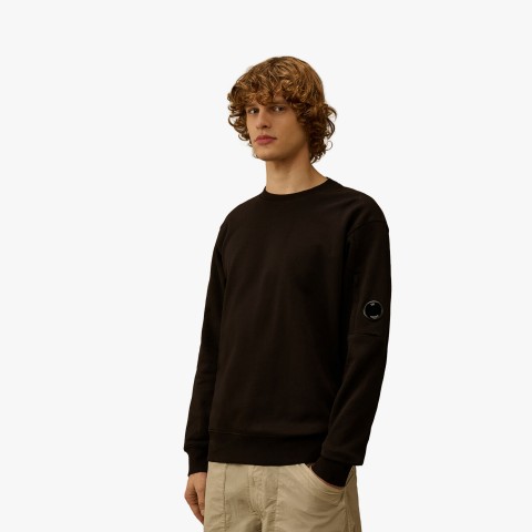 C.P. Company Crew Diagonal Raised Fleece