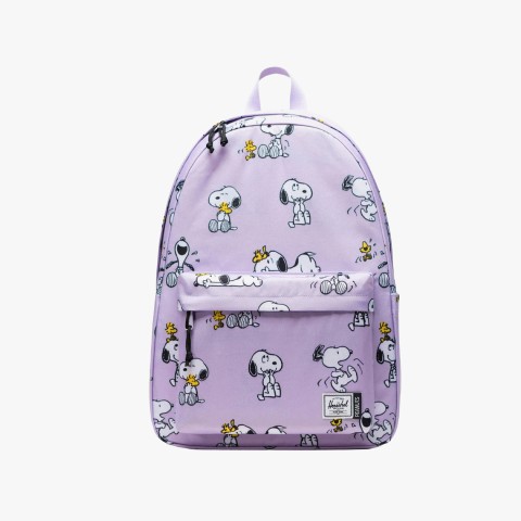 Herschel Snoopy & Woodstock Pastel Lilac Classic XL 30L