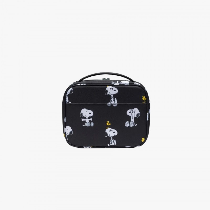 Herschel Snoopy & Woodstock Black Pop Quiz Lunch Box 5L - 30185 07757 - Fuxia, Urban Tribes United