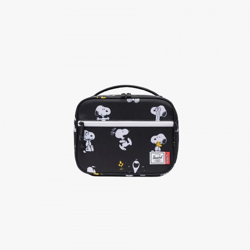 Herschel Snoopy & Woodstock Black Pop Quiz Lunch Box 5L - 30185 07757 - Fuxia, Urban Tribes United