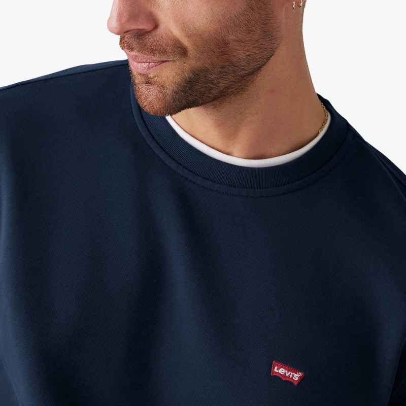 Levis Original Housemark Crewneck Sweatshirt - 35909 0001 - Fuxia, Urban Tribes United