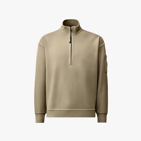 C.P. Company Hoodie Brushed and Emerized Half Zip C.P. Company Hoodie Brushed and Emerized Half Zip