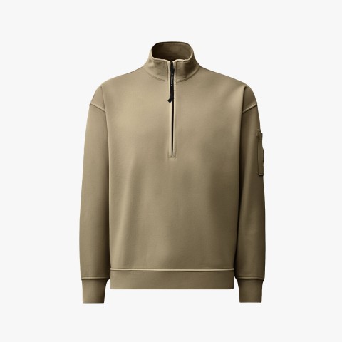 C.P. Company Hoodie Brushed and Emerized Half Zip