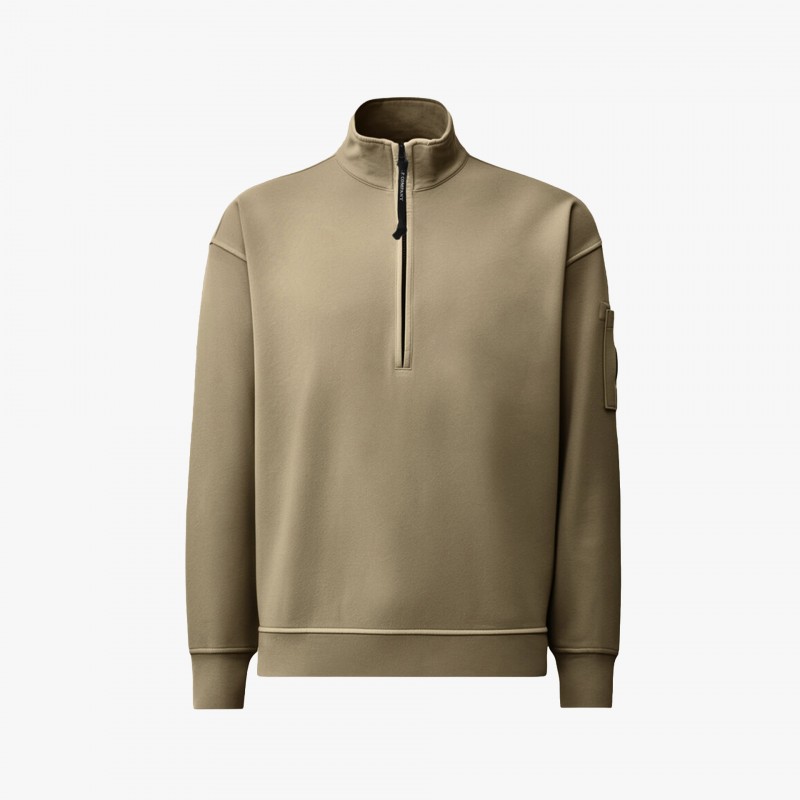 C.P. Company Brushed and Emerized Diagonal Fleece Mixed Boxy C.P. Company Brushed and Emerized Diagonal Fleece Mixed Boxy - 21CMSS020A 006372M 356 - Fuxia, Urban Tribes United