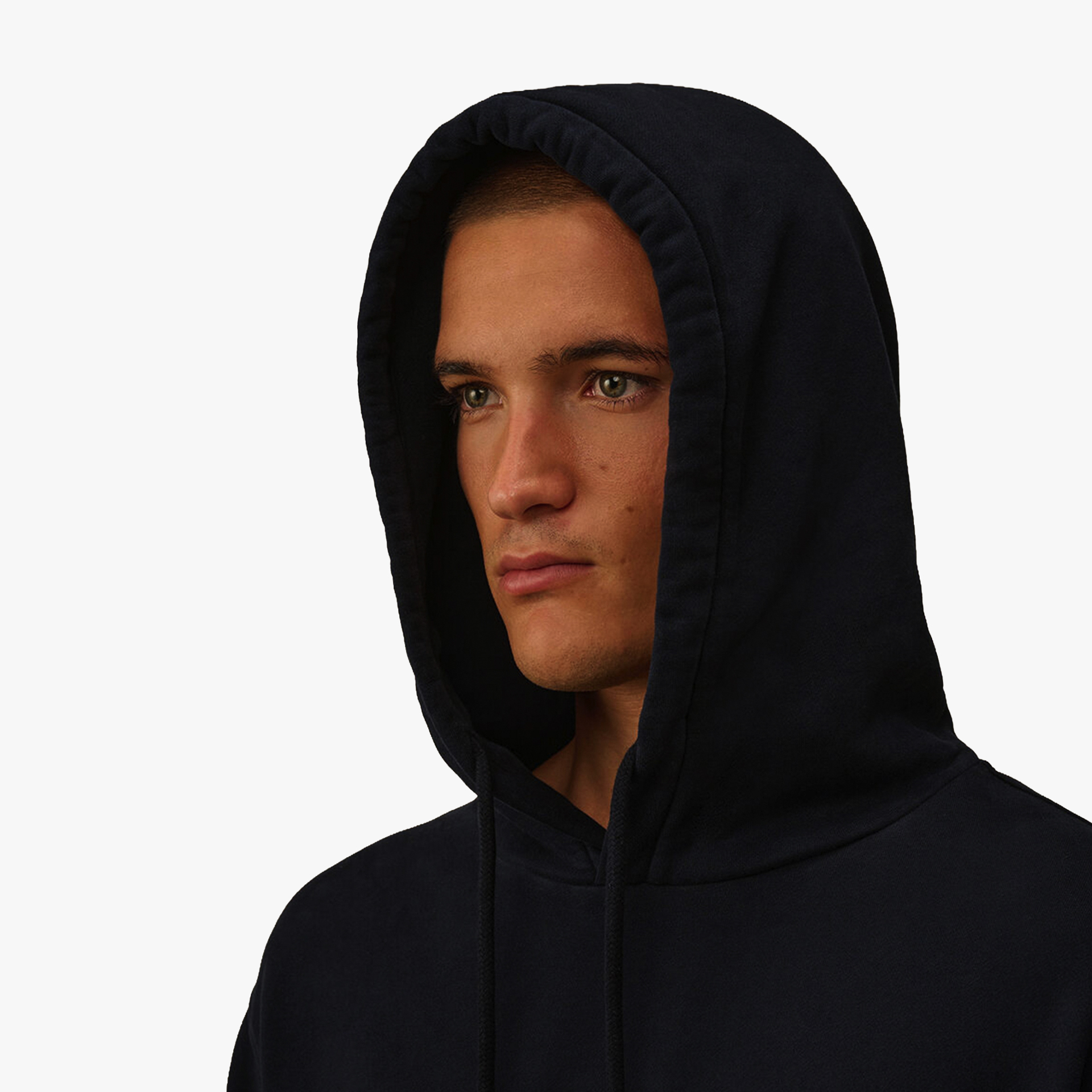 C.P. Company Brushed and Emerized Diagonal Fleece Lens Sweat