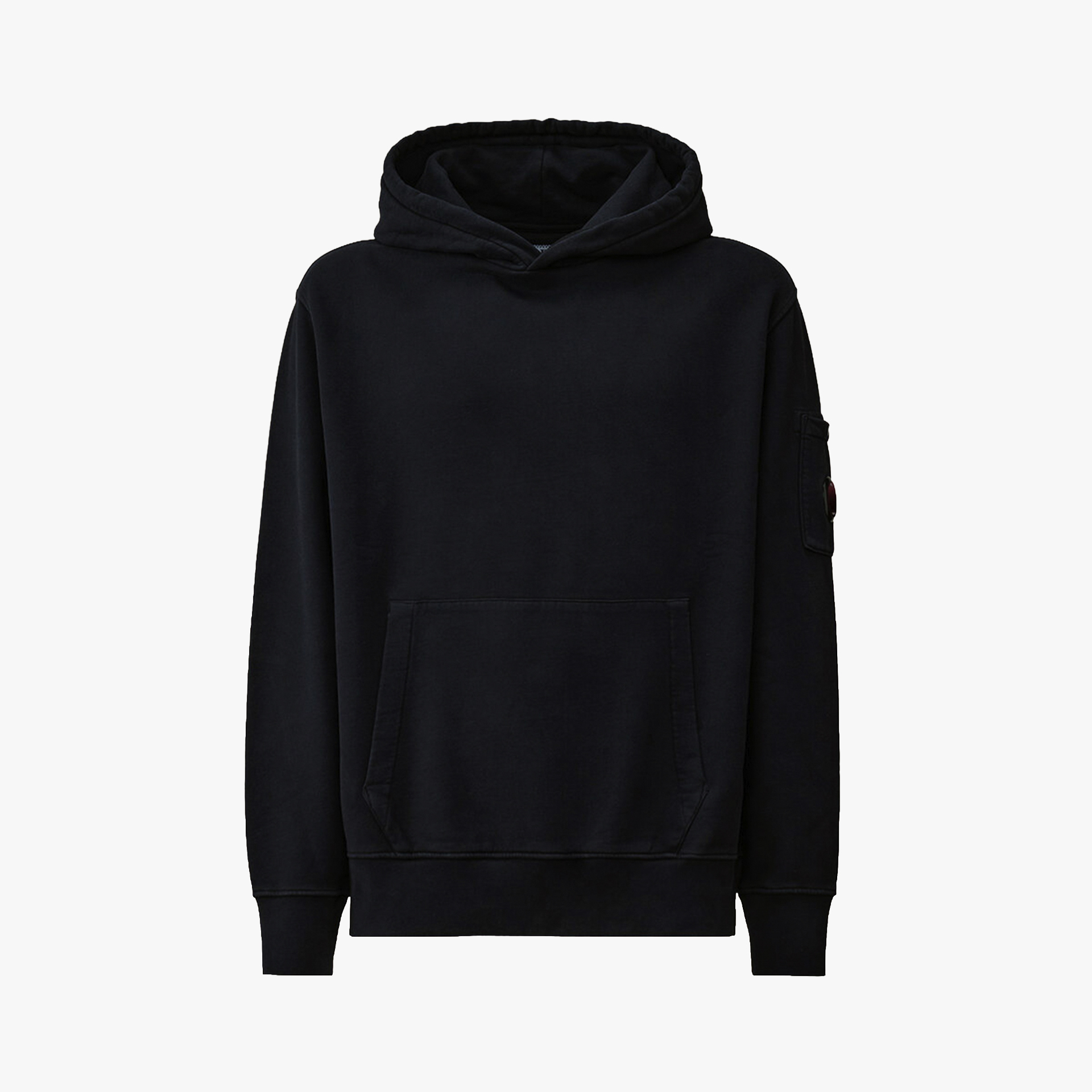 C.P. Company Brushed and Emerized Diagonal Fleece Lens Sweat