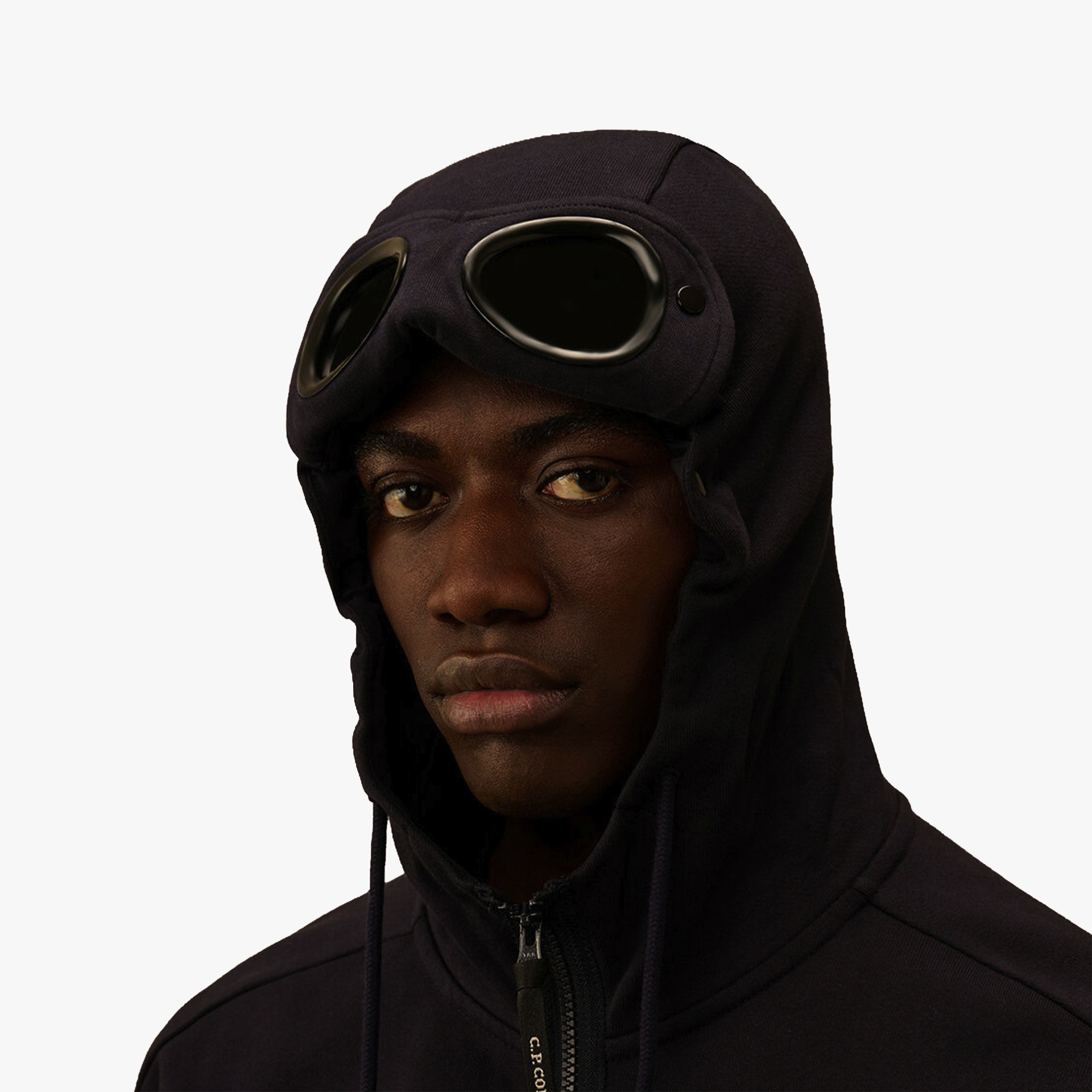 C.P. Company Diagonal Raised Fleece Goggle Zip Sweatshirt