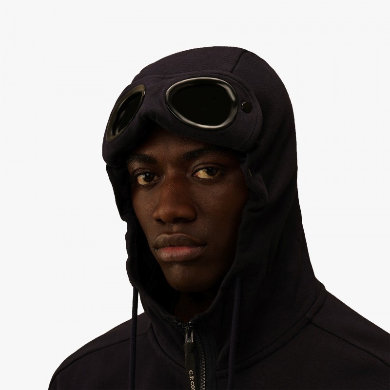 C.P. Company Diagonal Raised Fleece Goggle Zip Sweatshirt C.P. Company Diagonal Raised Fleece Goggle Zip Sweatshirt - RCCMSS715A 005086W 888 - Fuxia, Urban Tribes United