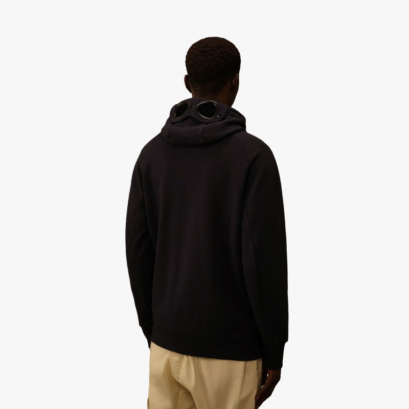C.P. Company Diagonal Raised Fleece Goggle Zip Sweatshirt C.P. Company Diagonal Raised Fleece Goggle Zip Sweatshirt