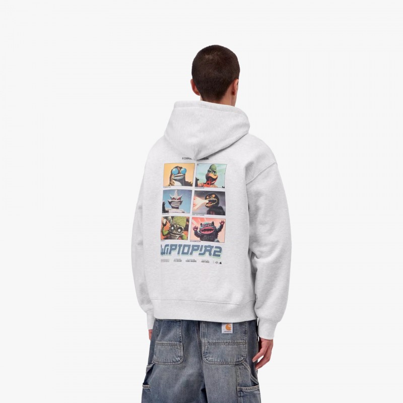 Carhartt WIP W Hooded Hartt Carhartt WIP W Hooded Hartt - I037224 482 XX - Fuxia, Urban Tribes United
