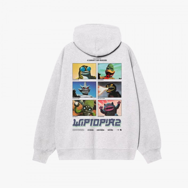 Carhartt WIP W Hooded Hartt Carhartt WIP W Hooded Hartt - I037224 482 XX - Fuxia, Urban Tribes United