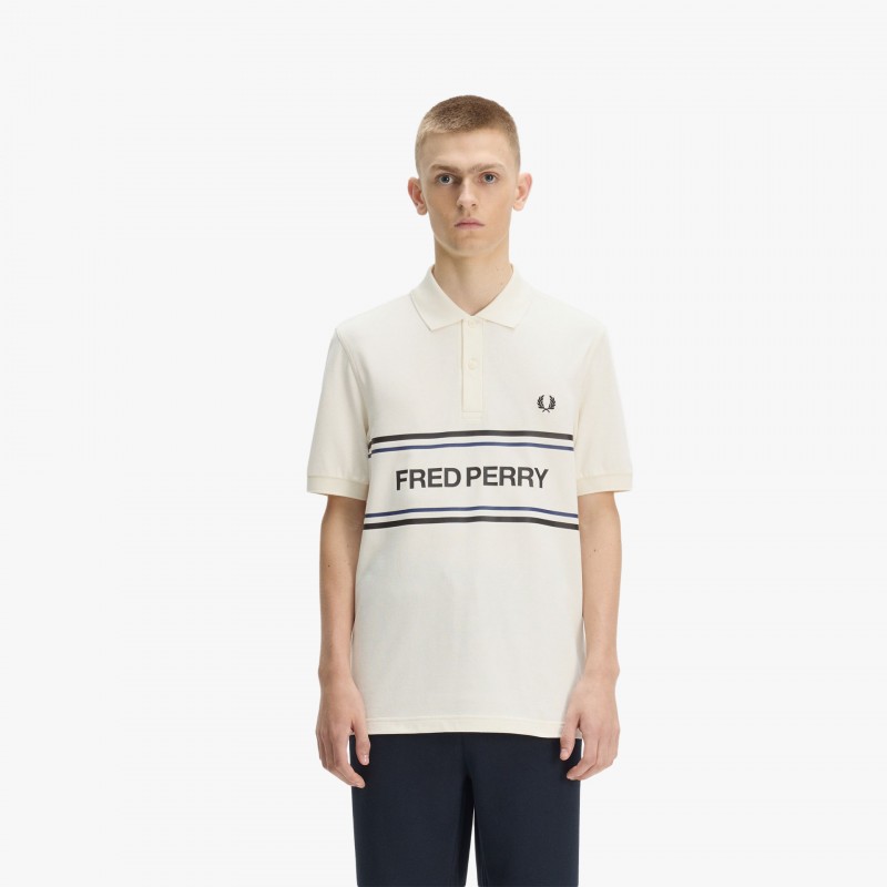 Fred Perry Embroidered Panel - M2405 560 - Fuxia, Urban Tribes United