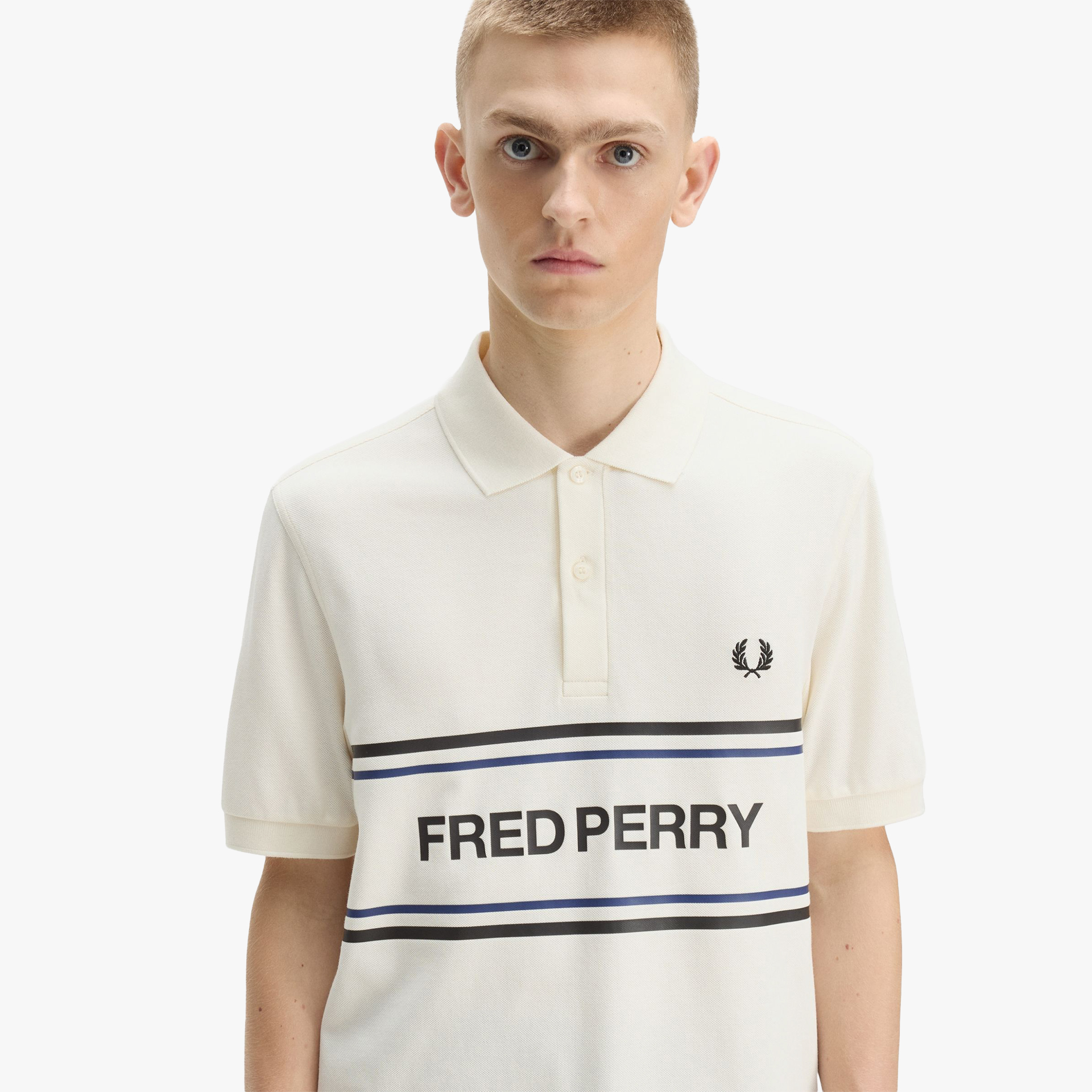 Fred Perry Embroidered Panel