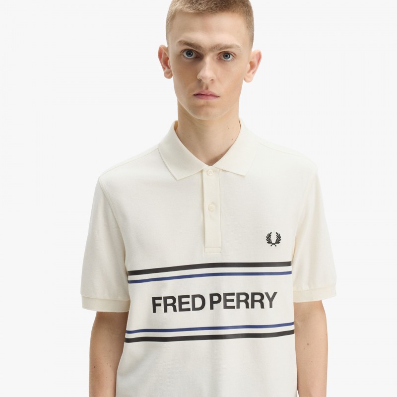 Fred Perry Embroidered Panel - M2405 560 - Fuxia, Urban Tribes United