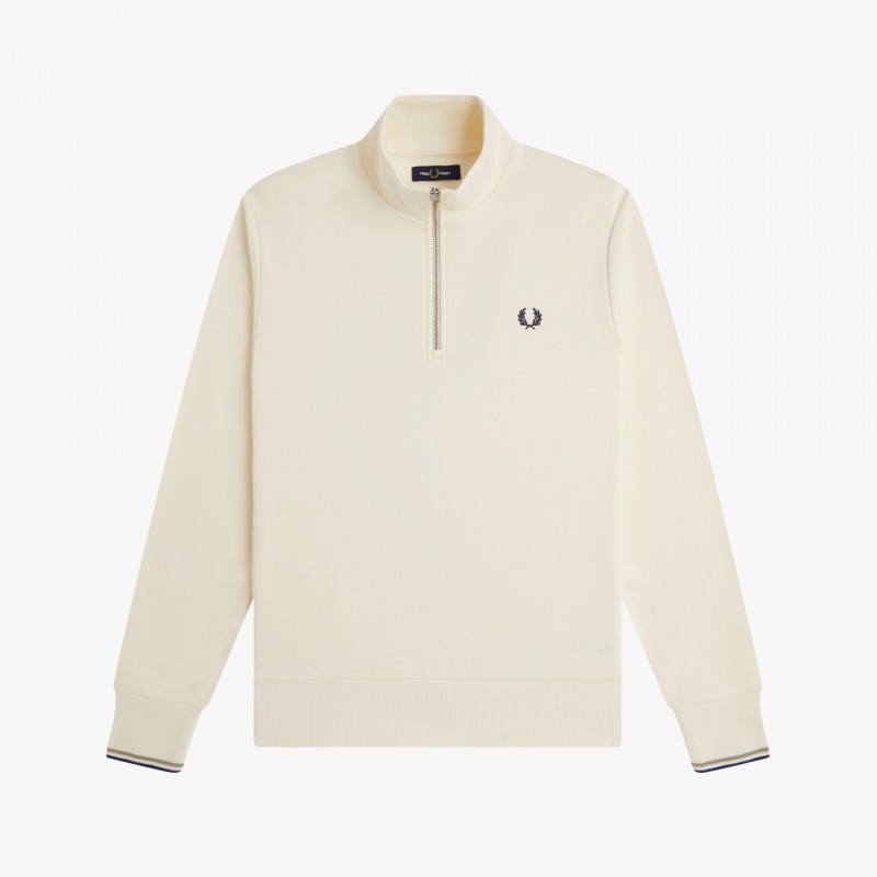 Fred Perry Half Zip - M3574 68C - Fuxia, Urban Tribes United