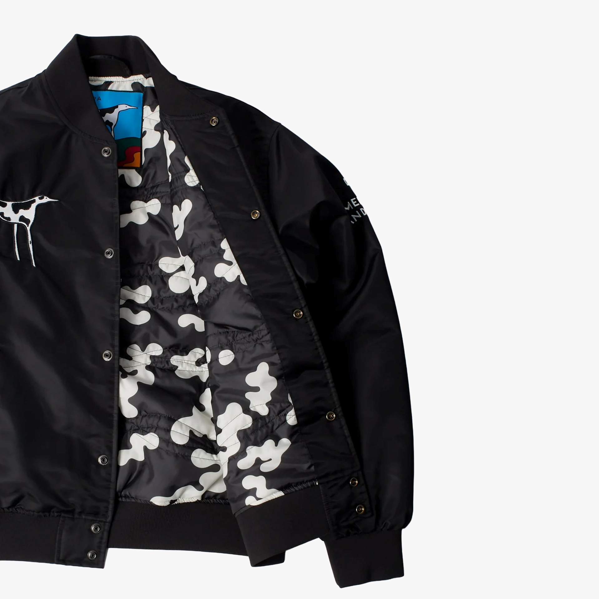 By Parra Club Not 1976 Satin Bomber
