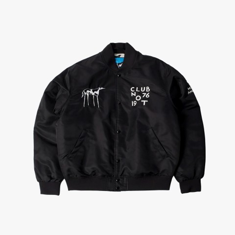 By Parra Club Not 1976 Satin Bomber By Parra Club Not 1976 Satin Bomber