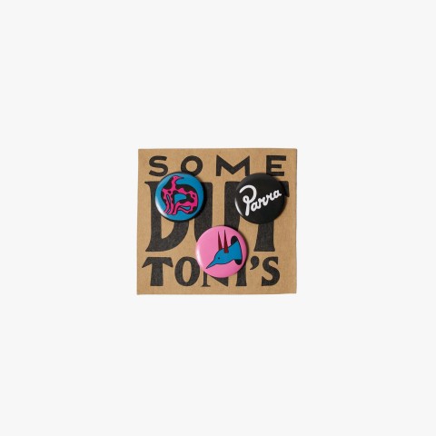 By Parra Some Butonis Pin-Back Set By Parra Some Butonis Pin-Back Set