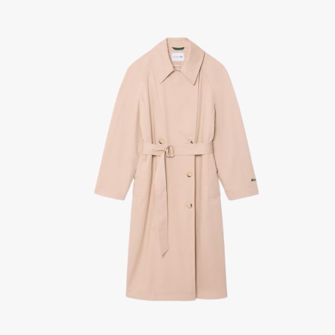 Lacoste Belted Cotton Trench Coat Lacoste Belted Cotton Trench Coat